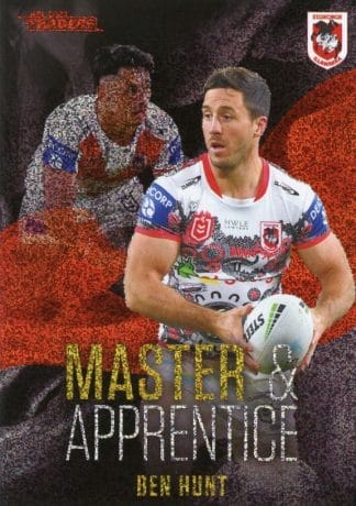 2022 NRL Traders Master & Apprentice Red - MAR25 Ben Hunt St George Dragons