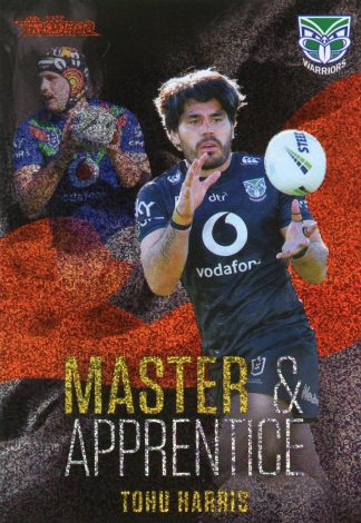 2022 NRL Traders Master & Apprentice Red - MAR29 Tohu Harris Warriors