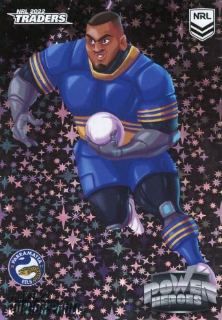 2022 NRL Traders Power Hero Black - PHBK11 Junior Paulo Parramatta Eels