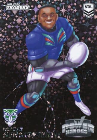 2022 NRL Traders Power Hero Black - PHBK17 Dallin Watene-Zelezniak Warriors