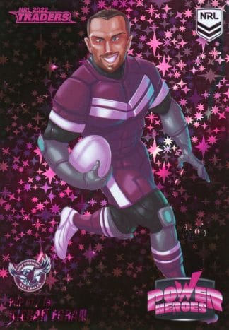 2022 NRL Traders Power Hero Pink - PHP07 Kieran Foran Manly Sea Eagles