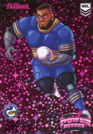 2022 NRL Traders Power Hero Pink - PHP11 Junior Paulo Parramatta Eels