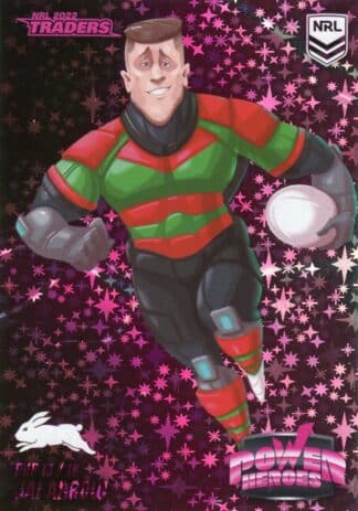 2022 NRL Traders Power Hero Pink - PHP13 Jai Arrow South Sydney Rabbitohs