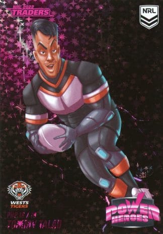 2022 NRL Traders Power Hero Pink - PHP18 Tommy Talau Wests Tigers