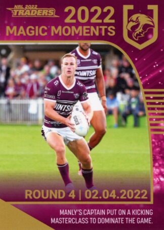 2022 NRL Traders Magic Moment - GPP06 Daly Cherry-Evans Manly Sea Eagles