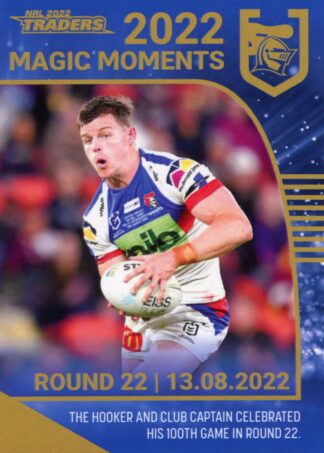 2022 NRL Traders Magic Moment - GPP08 Jayden Brailey Newcastle Knights