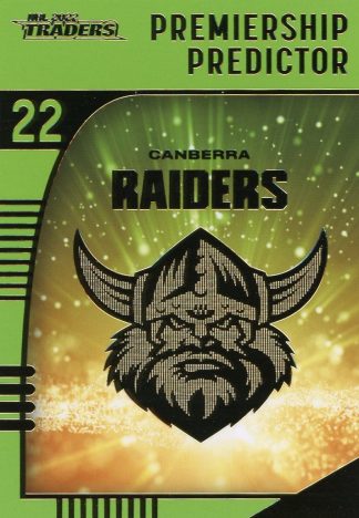 2022 NRL Traders Premiership Predictor - PP02 Canberra Raiders
