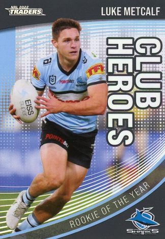 2022 NRL Traders Club Heroes - CH08 Luke Metcalf Cronulla Sharks