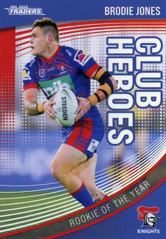 2022 NRL Traders Club Heroes - CH16 Brodie Jones Newcastle Knights