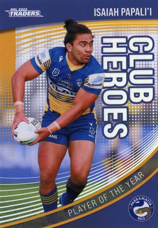2022 NRL Traders Club Heroes - CH19 Isaiah Papali'i Parramatta Eels