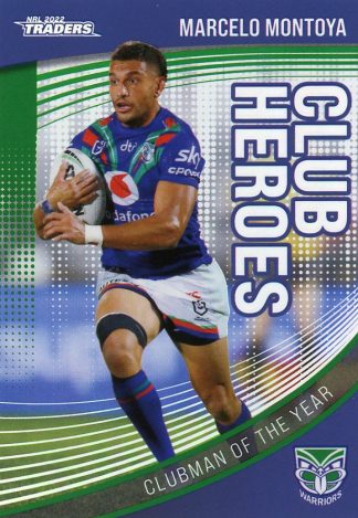 2022 NRL Traders Club Heroes - CH30 Marcelo Montoya Warriors