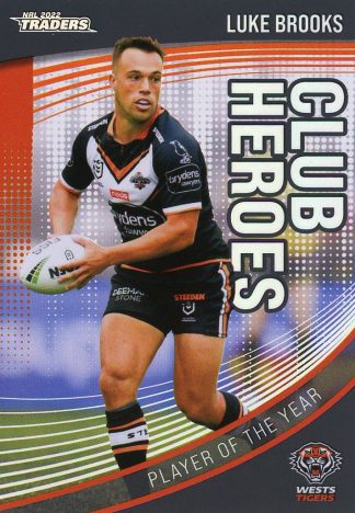 2022 NRL Traders Club Heroes - CH31 Luke Brooks Wests Tigers