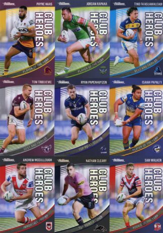 2022 NRL Traders Club Hero Set - Full Set 32 Cards