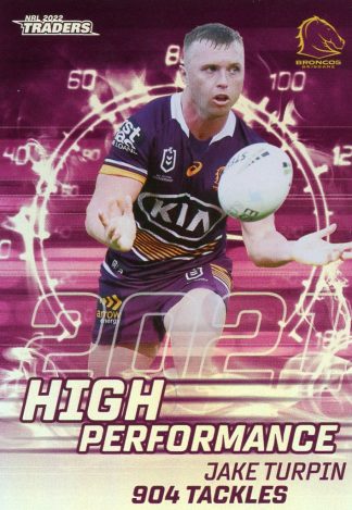 2022 NRL Traders High Performance - HP03 Jake Turpin Brisbane Broncos