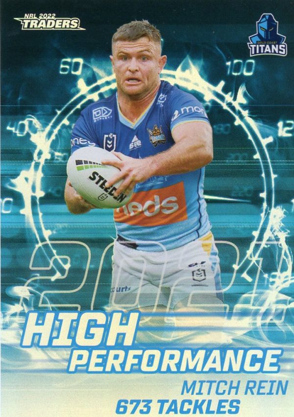 2022 NRL Traders High Performance - HP15 Mitch Rein Gold Coast Titans