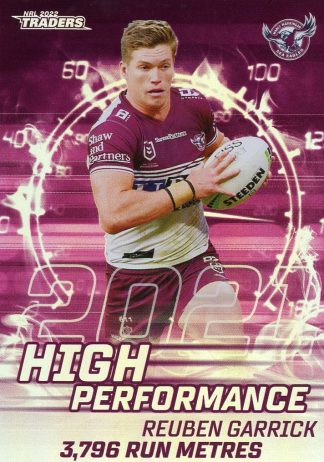 2022 NRL Traders High Performance - HP17 Reuben Garrick Manly Sea Eagles