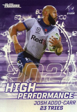 2022 NRL Traders High Performance - HP19 Josh Addo-Carr Melbourne Storm