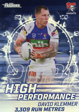 2022 NRL Traders High Performance - HP23 David Klemmer Newcastle Knights