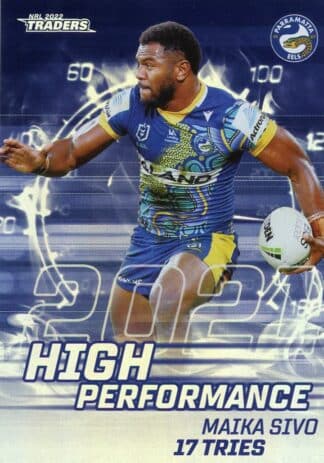 2022 NRL Traders High Performance - HP28 Maika Sivo Parramatta Eels