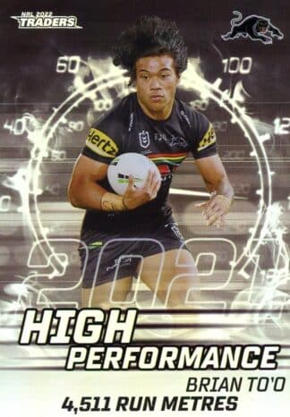 2022 NRL Traders High Performance - HP32 Brian To'o Penrith Panthers