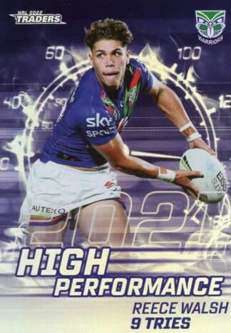 2022 NRL Traders High Performance - HP43 Reece Walsh Warriors