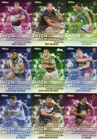 2022 NRL Traders High Performance - Full Set 48 Cards