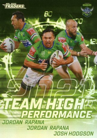 2022 NRL Traders High Performance Team - HPT02 Canberra Raiders