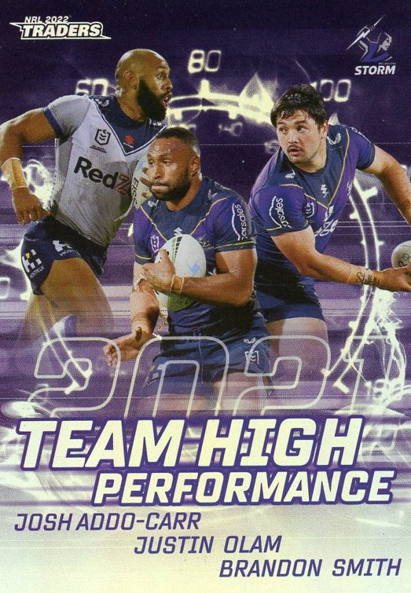 2022 NRL Traders High Performance Team - HPT07 Melbourne Storm