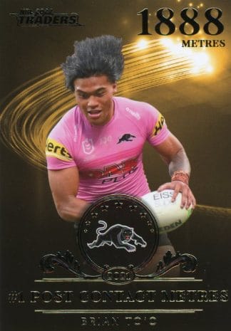 2022 NRL Traders League Leader Gold - LLG4 Brian To'o Penrith Panthers