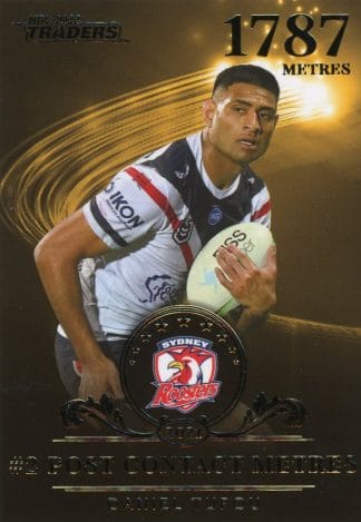 2022 NRL Traders League Leader Gold - LLG5 Daniel Tupou Sydney Roosters