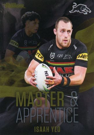 2022 NRL Traders Master & Apprentice Black - MABK21 Isaah Yeo Penrith Panthers