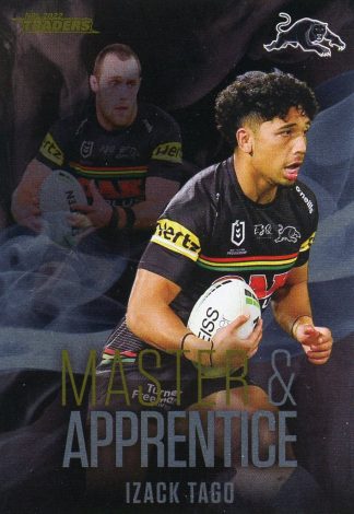 2022 NRL Traders Master & Apprentice Black - MABK22 Izack Tago Penrith Panthers