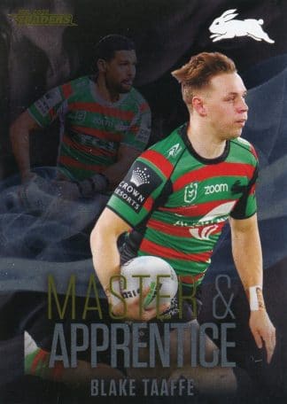 2022 NRL Traders Master & Apprentice Black - MABK24 Blake Taaffe South Sydney Rabbitohs