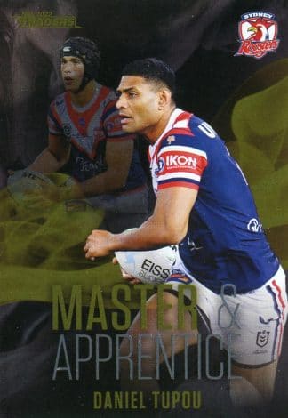 2022 NRL Traders Master & Apprentice Black - MABK27 Daniel Tupou Sydney Roosters