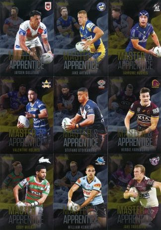 2022 NRL Trader Master & Apprentice Black - Full Set 32 Cards