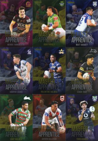 2022 NRL Trader Master & Apprentice Set - Full Set 32 Cards