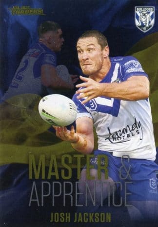 2022 NRL Traders Master & Apprentice - MA05 Josh Jackson Canterbury Bulldogs