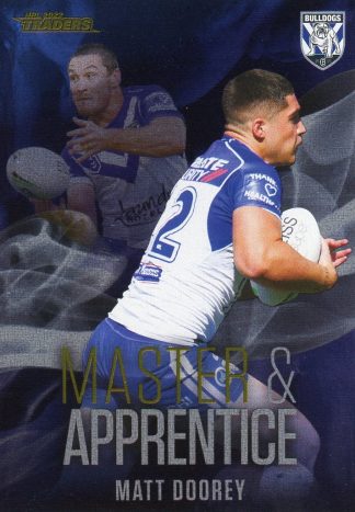 2022 NRL Traders Master & Apprentice - MA06 Matt Doorey Canterbury Bulldogs