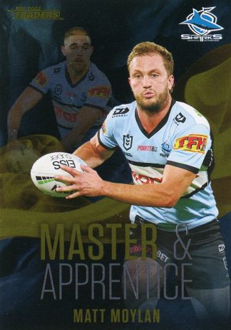 2022 NRL Traders Master & Apprentice - MA08 William Kennedy Cronulla Sharks