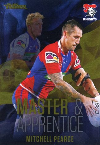 2022 NRL Traders Master & Apprentice - MA15 Mitchell Pearce Newcastle Knights