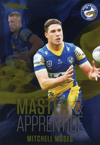 2022 NRL Traders Master & Apprentice - MA19 Mitchell Moses Parramatta Eels
