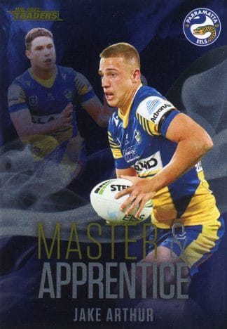 2022 NRL Traders Master & Apprentice - MA20 Jake Arthur Parramatta Eels