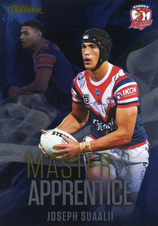 2022 NRL Traders Master & Apprentice - MA28 Joseph Suaalii Sydney Roosters