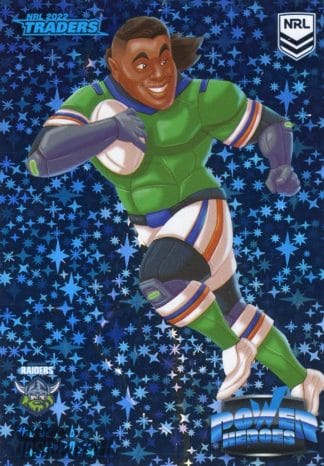 2022 NRL Traders Power Hero Blue - PHB02 Josh Papalii Canberra Raiders