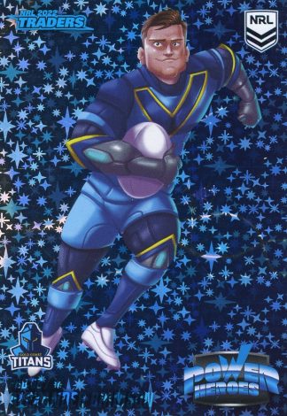 2022 NRL Traders Power Hero Blue - PHB06 Alexander Brimson Gold Coast Titans