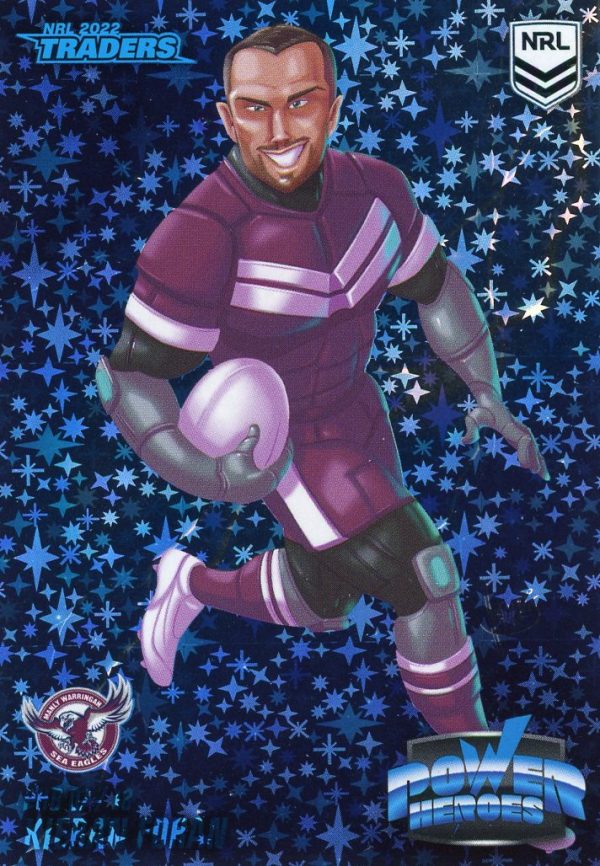 2022 NRL Traders Power Hero Blue - PHB07 Kieran Foran Manly Sea Eagles
