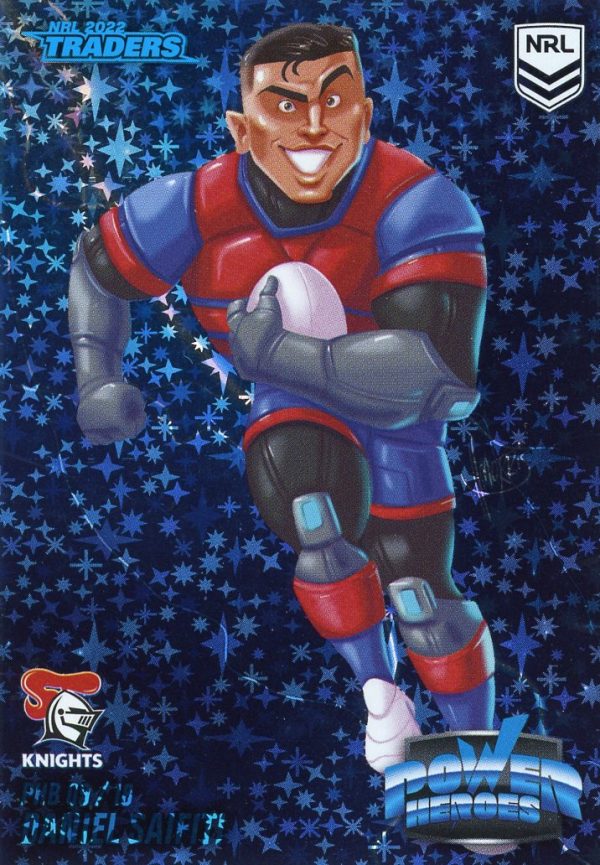 2022 NRL Traders Power Hero Blue - PHB09 Daniel Saifiti Newcastle Knights