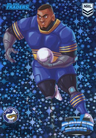 2022 NRL Traders Power Hero Blue - PHB11 Junior Paulo Parramatta Eels
