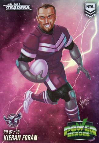2022 NRL Traders Power Heroes - PH07 Kieran Foran Manly Sea Eagles