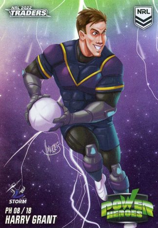 2022 NRL Traders Power Heroes - PH08 Harry Grant Melbourne Storm